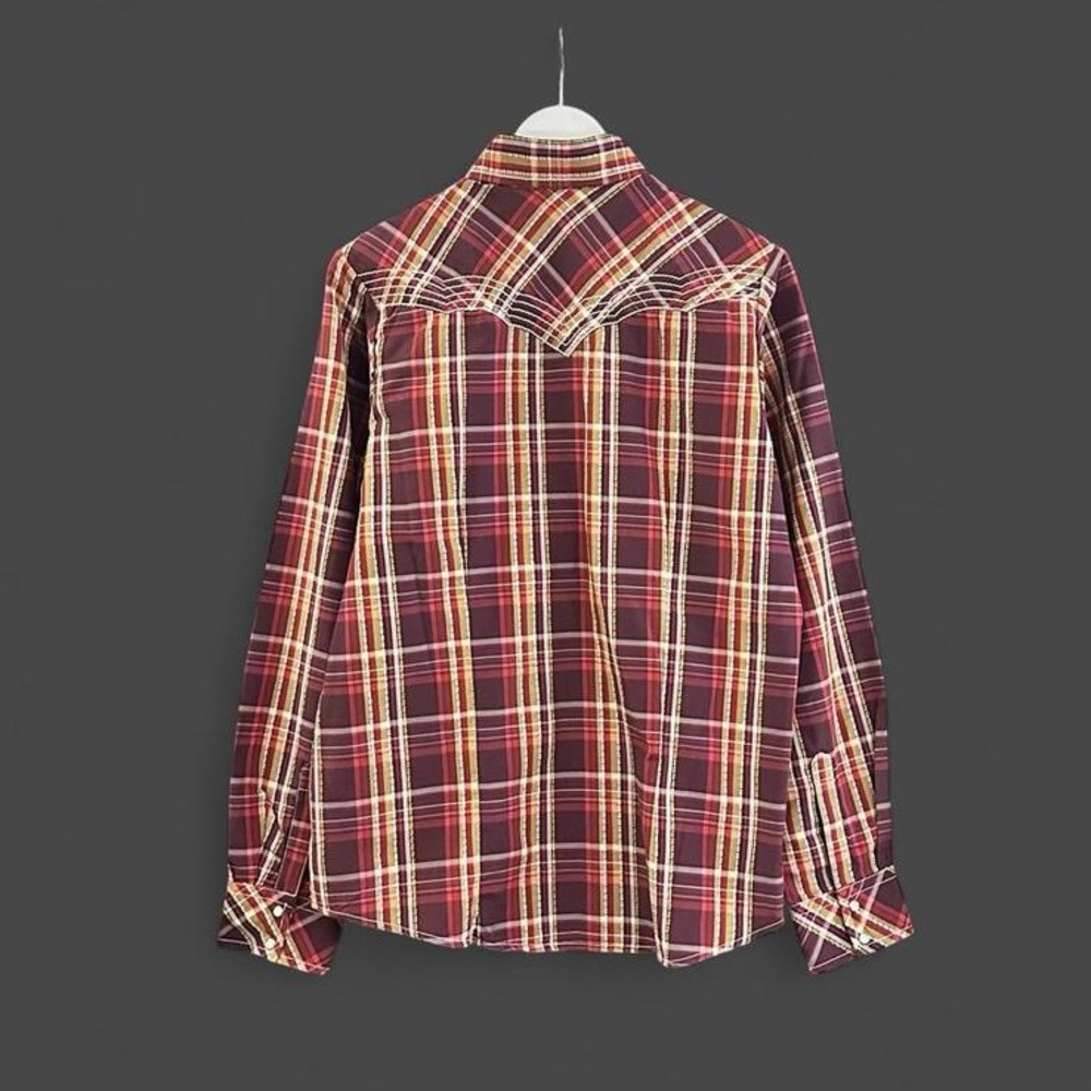 🔥 CEDAR ROSE Western Rodeo Pearl Snap Button Shirt - Picture 2 of 6